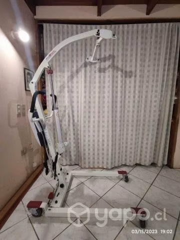 Grua eléctrica traslado de pacientes + arnés - Imagen 2