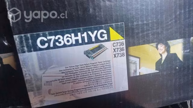 Toner Lexmark c736 y x748 colores originales de al