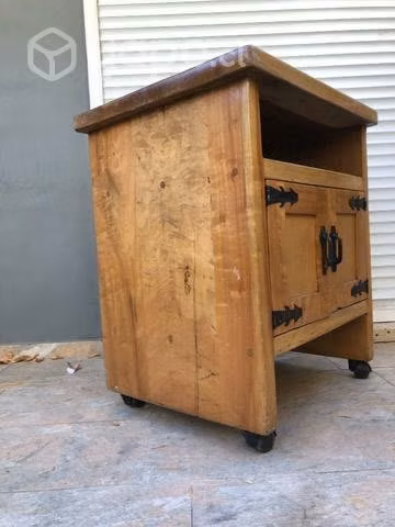 Mueble de Roble con ruedas - Imagen 2