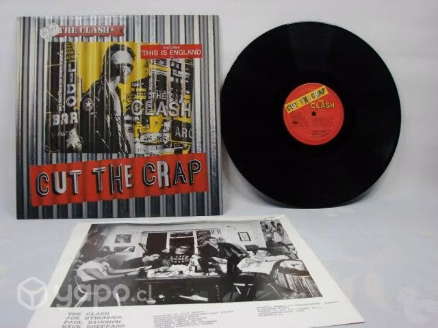 Vinilo The Clash Cut The Crap 1985 Ed Europa + Sob