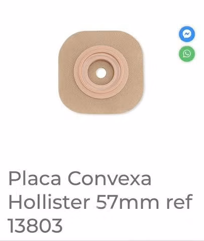 Placa urostomia Hollister 13803 . 57mm