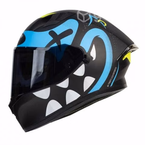 Casco moto ich 503dv integral crazy kartoon az sm