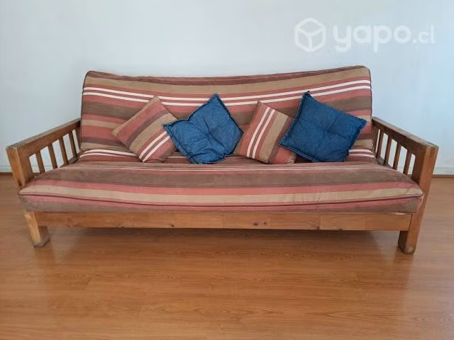 Futon cama madera pino radiata - Imagen 2