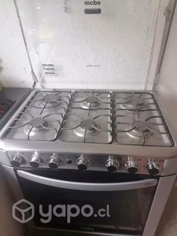 Cocina a gas galón de gas y válvula