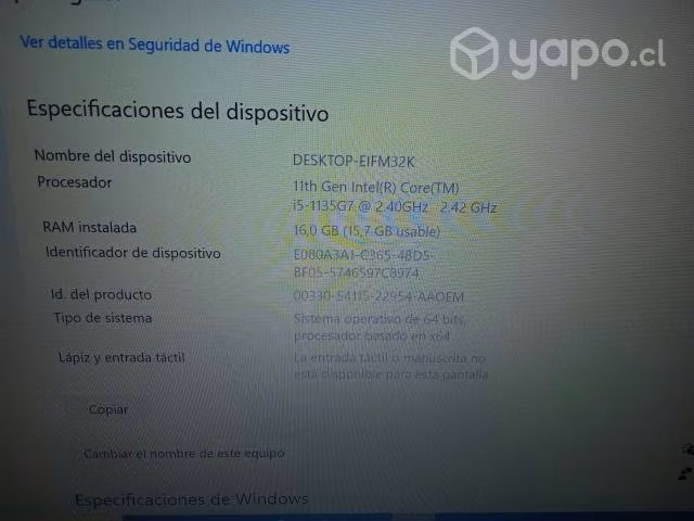 Lenovo ThinkPad E14 20TAS13N00 Laptop (11th Gen Co - Imagen 5