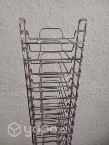 Porta CD de metal vintage - Imagen 3