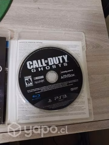 Videojuego Call Of Duty Ghosts - PS3