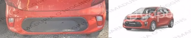 Kia Morning 2022 Parachoque Trasero solo Funda