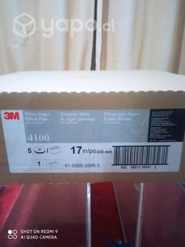 Pad blanco la caja