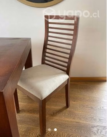 Mesa rauli con 4 sillas