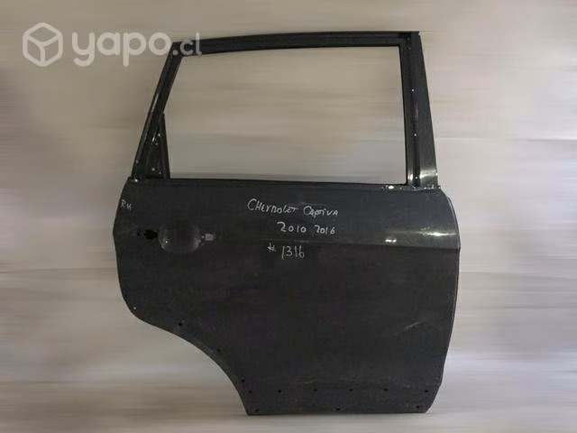 Puerta trasera RH Chevrolet Captiva 2010 2016