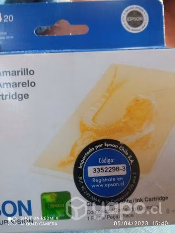 Tintas Epson c67 colores originales