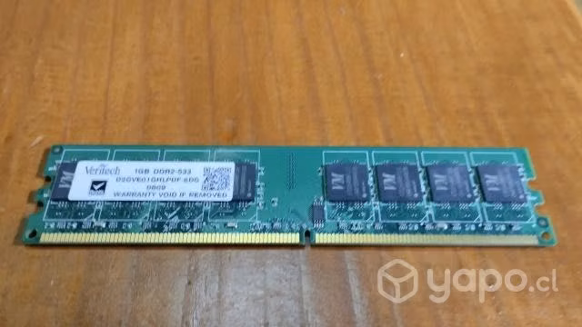 Memoria Ram 1Gb ddr2 533mhz