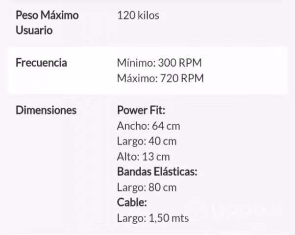 Plataforma vibratoria powerfit