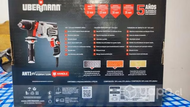 Taladro percutor ubermann - Imagen 2