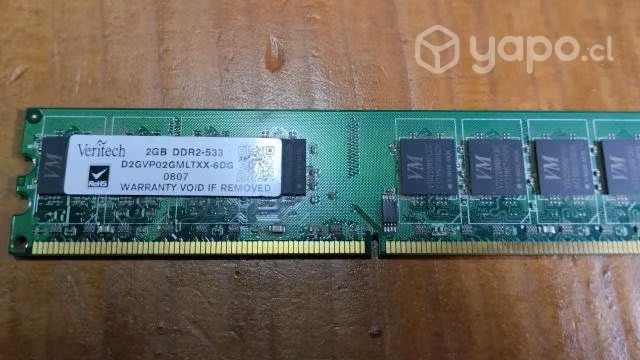 Memoria ram 2Gb r2 533 mhz