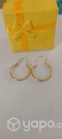 Aros de oro nuevos