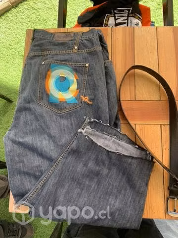 Pantalon jeans Marca Rocawear y2k