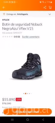Zapatos de seguridad vflex - Imagen 2