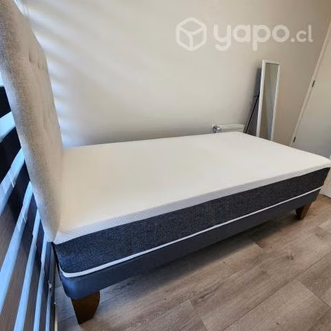 Cama 1.5 Plazas con respaldo - Imagen 2
