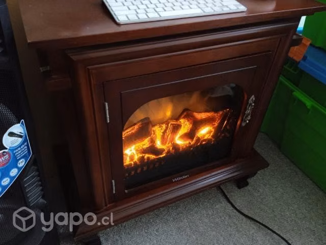 Estufa electrica tipo chimenea - Imagen 4