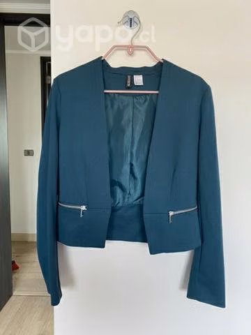 Blazer verde azulado