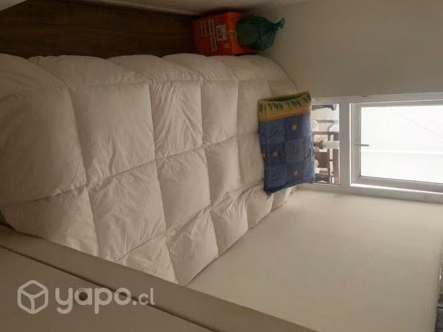 Cama 1 plaza 1/2 americana