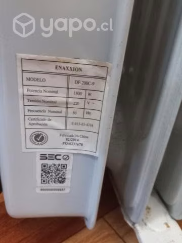 Termocalefactor oleoelectrico