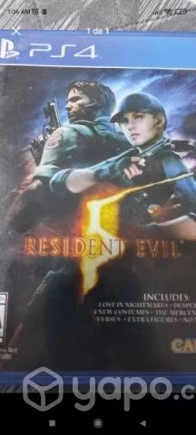 Resident evil 5 ps4