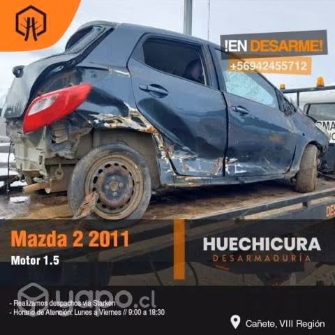 Telecomandos mazda 2 2011