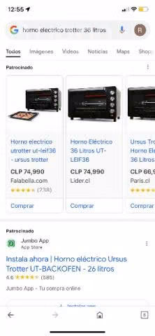 Horno eléctrico ursus trotter