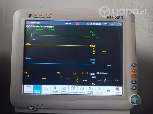 Monitor multiparametros progetti pg s50 nuevo