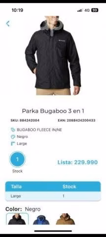 Parka columbia
