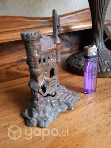 Castillo de metal macizo 14 cm bellos detalles - Imagen 4