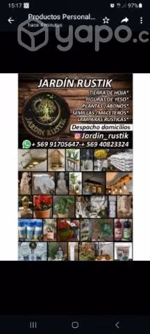 Jardin rustik