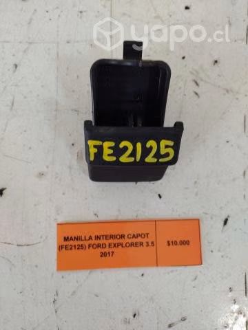Manilla Interior Capot (FE2125) Ford Explorer 3.5
