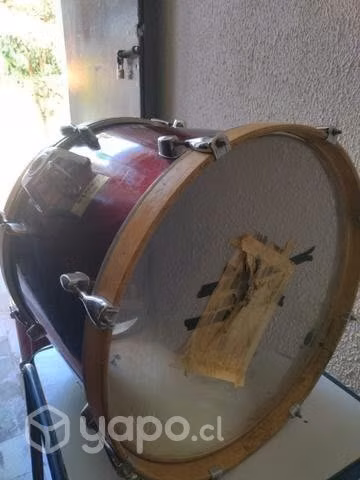 artículos de batería Tom 1 tom 2 y bombo