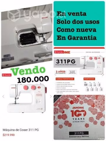 Maquina de coser janome