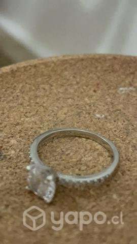 Anillo plata 925 con circones - Imagen 2