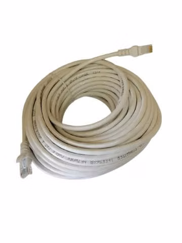 Cable De Red Rj45 De 20 Mts Categoria 6 Blanco