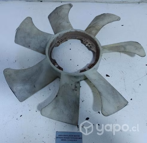 Aspa ventilador Motor (NTA025) Nissan Terrano Mex
