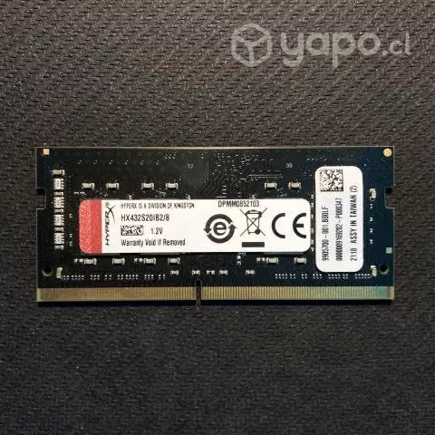 Ram DDR4 8gb 3200mhz HyperX - Imagen 2