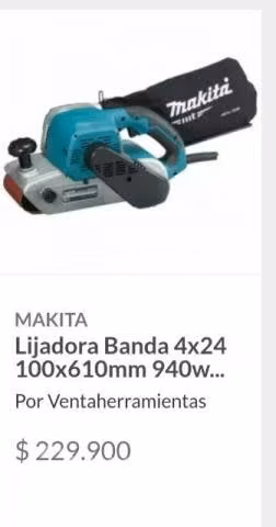 Lijadora de banda makita