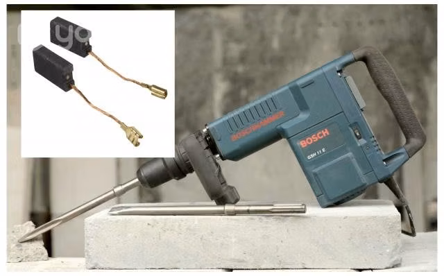 Juego de Carbones Para Cango Demoledor Bosch Gsh11 - Imagen 2