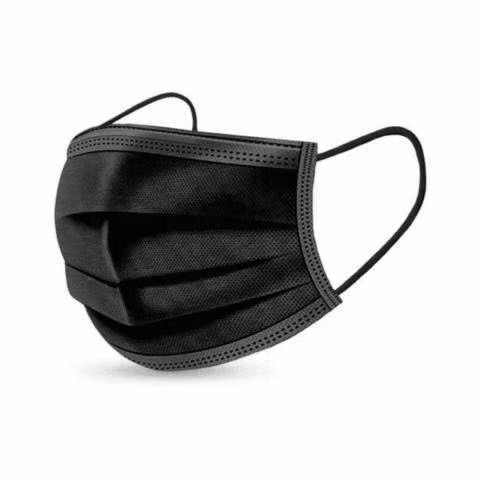 Mascarillas desechables negras 50 uni