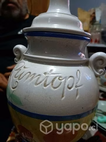 Recipiente alemán de cerámica rumtopf 36 cm de alt