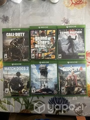 SE VENDE 6 juegos para xbox one