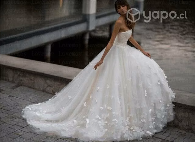 Vestido de novia mariposas