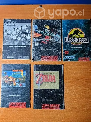 Manuales super nintendo