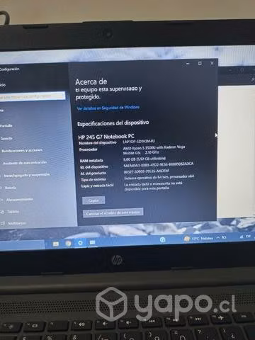 Notebook Hp 245 g7
